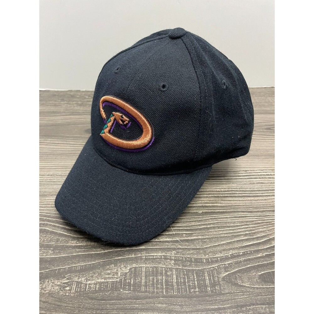 Arizona Diamondbacks Hat Cap Strapback Puma Label Wool Blend Black